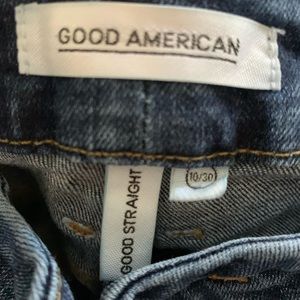 Good American Good straight ripped jeans